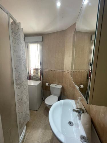 Koupelna v ubytování Hermosilla rooms