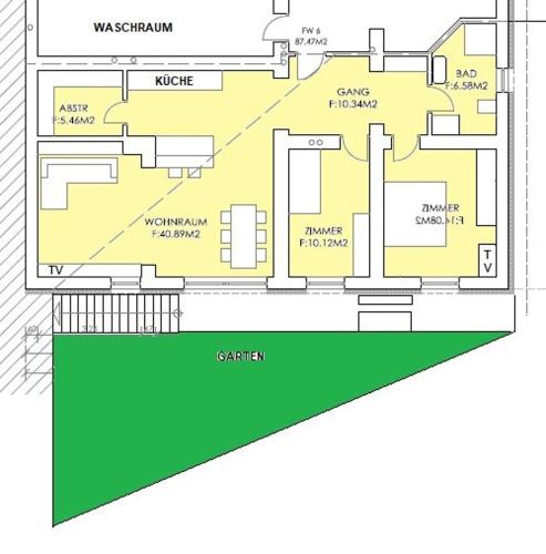 a floor plan of a house at Falgerhof in Vollan
