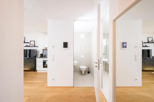 A bathroom at Cozy Ottakring