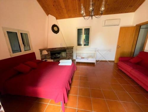 Χώρος καθιστικού στο Agriturismo Gianferrante