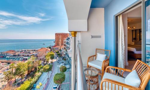 Nespecifikovaný výhled na moře nebo výhled na moře při pohledu z hotelu
