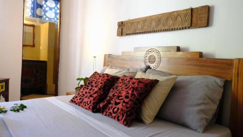 Postel nebo postele na pokoji v ubytování Kobe House