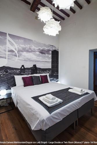Cama o camas de una habitación en B&B 52cento