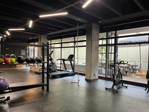 Fitness centrum a/nebo fitness zařízení v ubytování Morph Bed and Breakfast