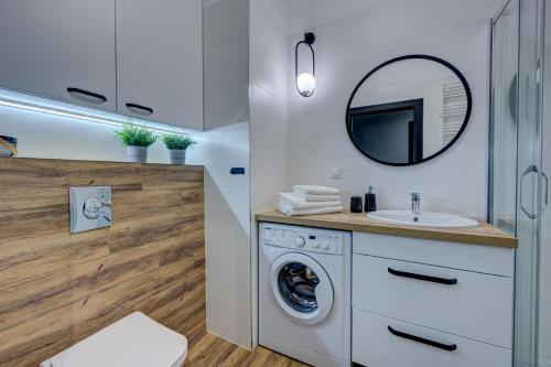 Kúpeľňa v ubytovaní LM APARTAMENTY NARUTOWICZA Kamienica Nova 2-3