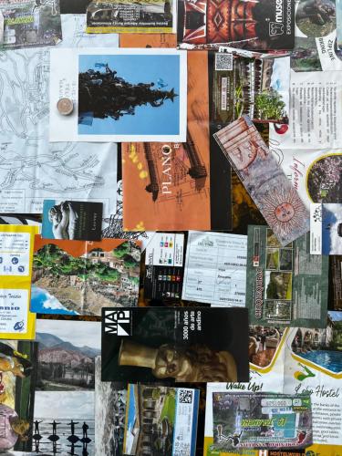 a collage of pictures of sights and buildings at Casa Sumaq in Buenos Aires