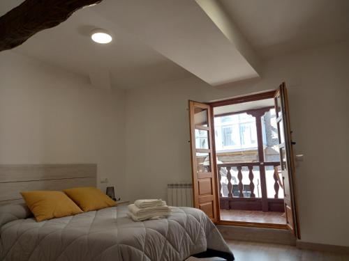 Кровать или кровати в номере Hotel Rural Virgen del Carmen