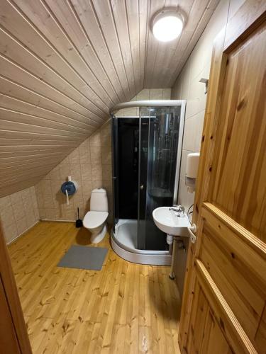 Koupelna v ubytování Tölpa talu kodumajutus