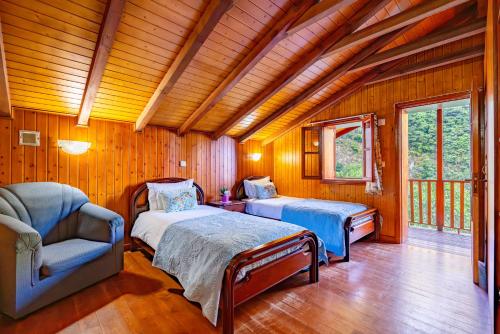 Ένα ή περισσότερα κρεβάτια σε δωμάτιο στο Villa Fontes 5