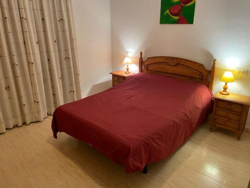 Postel nebo postele na pokoji v ubytování Apartment / Penthouse Mil Palmeras