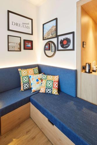 Coin salon dans l'établissement Hampton By Hilton Barcelona Fira Gran Via