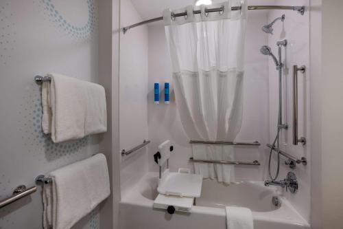 Tru By Hilton Traverse City tesisinde bir banyo