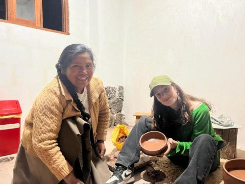 Clientes alojados en Casa Amaru Raqchi