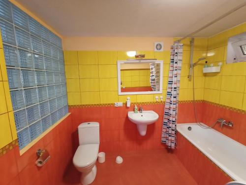 Kúpeľňa v ubytovaní Nad Strumykiem