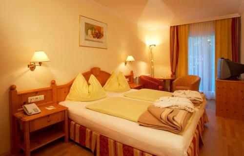 Cama o camas de una habitación en Hotel Kürschner