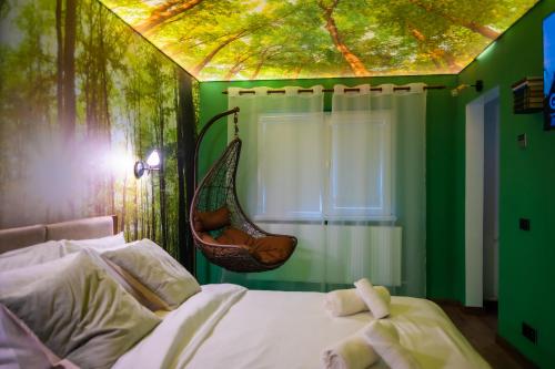 Ένα ή περισσότερα κρεβάτια σε δωμάτιο στο Relaxveld Nature