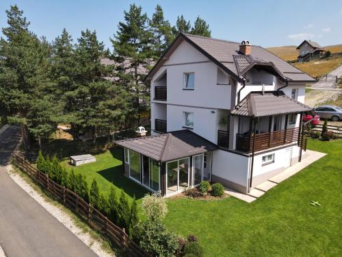 an aerial view of a house at Vila Dzavric in Zlatibor