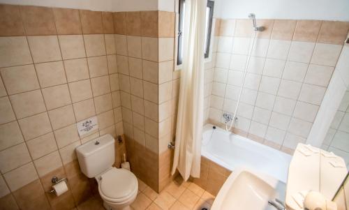 Koupelna v ubytování Annaliza Apartments
