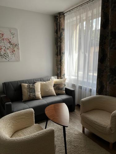 Χώρος καθιστικού στο Apartament AVA prywatna łazienka niezależne wejście