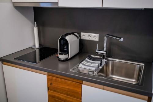 Dapur atau dapur kecil di SEEZEIT Residence