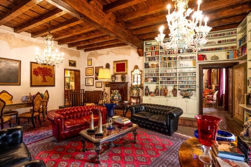 Posezení v ubytování Villa Carrara Salvadori