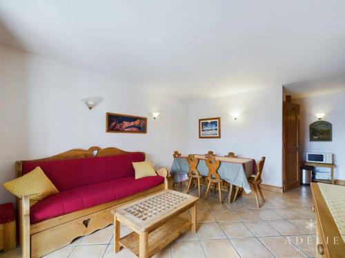 Appartement Montvalezan-La Rosière, 3 pièces, 6 personnes - FR-1-398-499にあるシーティングエリア