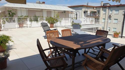 Balcone o terrazza di Attico Alghe Rosse Jesolo lido