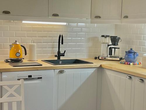 Dapur atau dapur kecil di Herranterttu Apartments