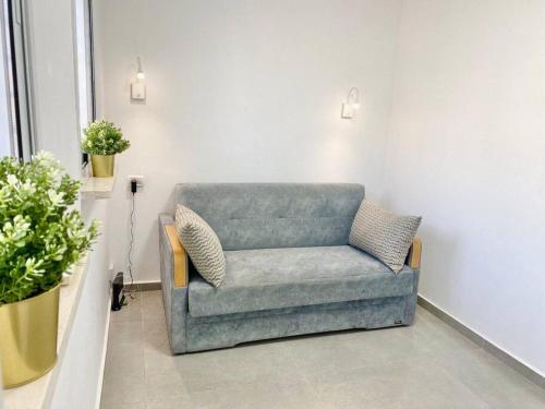 Χώρος καθιστικού στο Seaside cozy apartment