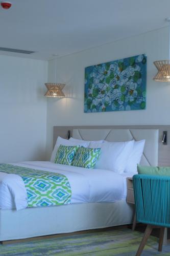 Postel nebo postele na pokoji v ubytování Lime Resort El Nido