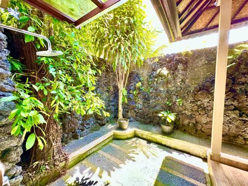 Jardín al aire libre en Dupa Ubud
