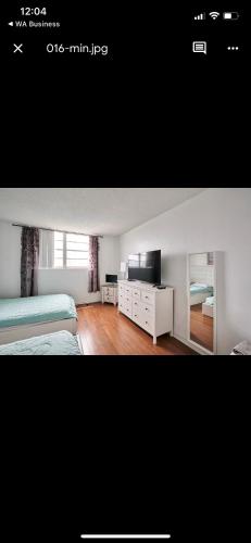 Cama o camas de una habitación en Apartments TVG Miami by the ocean !