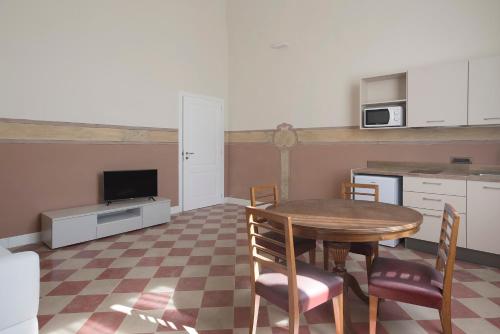 Dapur atau dapur kecil di Palazzo Ricciardi Residence