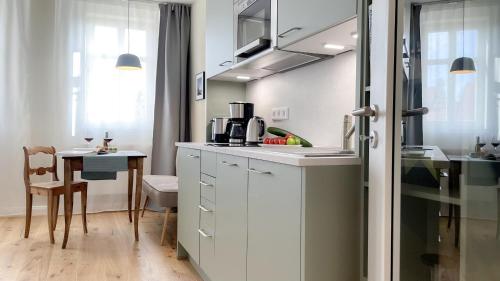 Dapur atau dapur kecil di Apartments am Dom