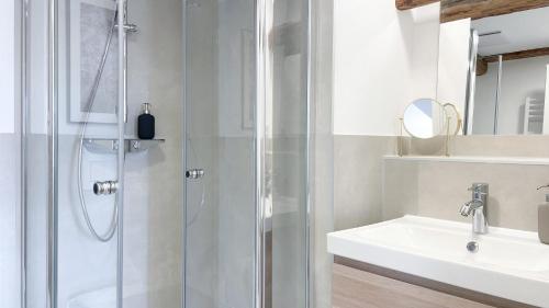 Bilik mandi di Apartments am Dom