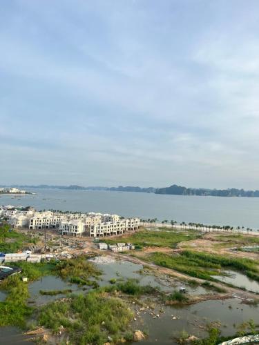 an aerial view of a resort by the water at Citadines House - seaview & balcony - studio apartment in Ha Long