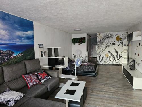 Χώρος καθιστικού στο Estudio en Begur