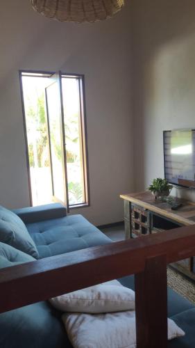 Ruang duduk di Casa Prainha