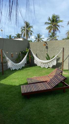 Taman di luar Casa Prainha