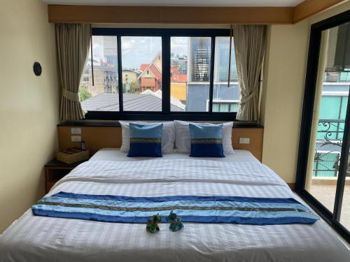 Katil atau katil-katil dalam bilik di L18 residence แอลสิบแปด เรสซิเดนซ์