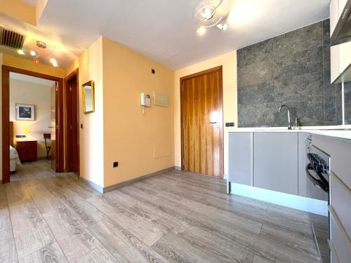 a kitchen with a sink and a counter top at Synergie SI07 - Sol Cambrils in Cambrils