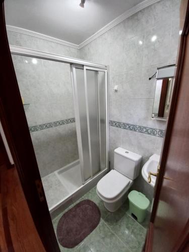 Koupelna v ubytování Piso Villa Aurora