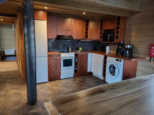 Dapur atau dapur kecil di Tunturipöllö 4