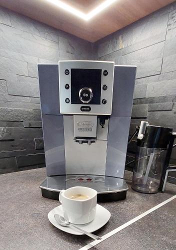 Kemudahan buat kopi dan teh di Chata Tatranka