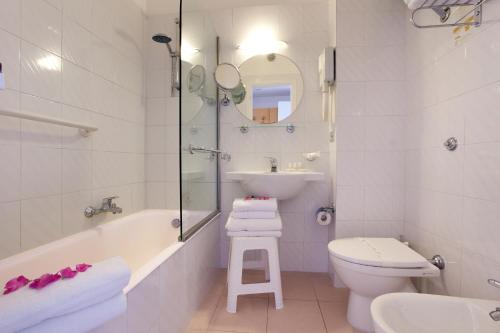 Koupelna v ubytování Hotel Sant'Agata