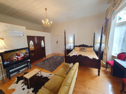 Ένα ή περισσότερα κρεβάτια σε δωμάτιο στο Outstanding property Close to Melb Airport