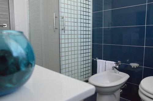 Koupelna v ubytování Campagne Iblee