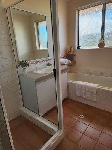 Ένα μπάνιο στο The Golfers Rest.