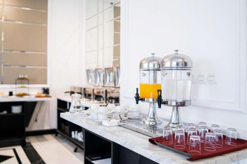 Η κουζίνα ή μικρή κουζίνα στο The Difan Hotel