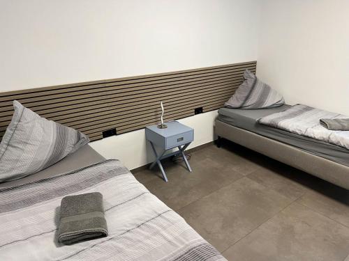 Postel nebo postele na pokoji v ubytování Apartment Wesseling